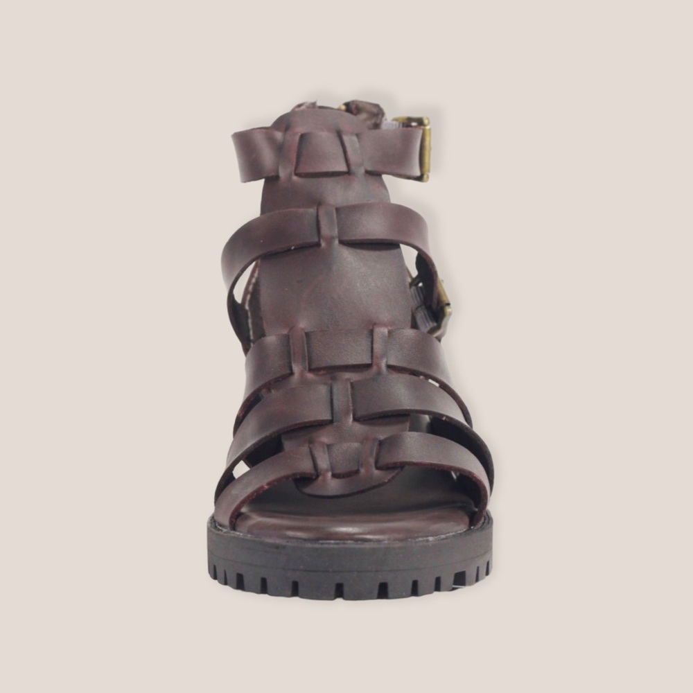 Brown Arena Leather Sandal
